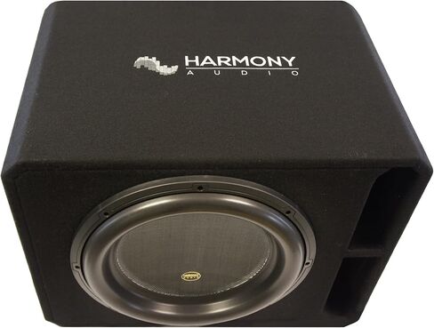 Harmony Audio HA-ML1X18D2 مضخم صوت مزدوج 2-OHM Monolith Series 18 بوصة بقدرة 3000 وات RMS مزود بفتحات تهوية صندوق حاوية فرعية in Kuwait