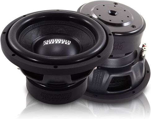 مضخم صوت سيارة Sundown Audio E Series v.4 مقاس 10 بوصات D2 - ذروة 750 وات RMS / 1500 وات، ملف صوتي مزدوج 2 أوم، مُحسّن للحاويات المنقولة، صوت جهير عميق - E10v4D2 in Saudi Arabia