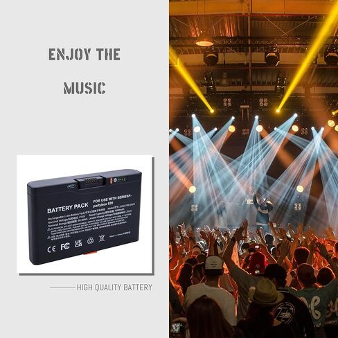 بطارية قابلة لإعادة الشحن بقدرة 5000 مللي أمبير في الساعة متوافقة مع PartyBox Stage 520 720 موديل FG2CELL21700 مكبر صوت بلوتوث محمول، سعة ترقية 21.6 فولت 108 وات في الساعة بطارية احتياطية عالية السعة مع منفذ من النوع C in Saudi Arabia
