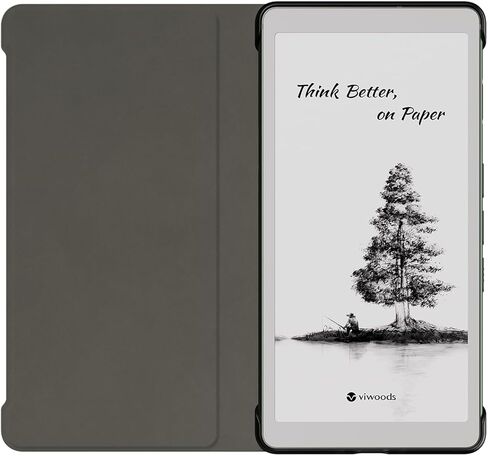 حافظة فوليو من جلد البولي يوريثان لقارئ VIWOODS AiPaper وAiPaper Reader C، غطاء قلاب واقٍ نحيف مع حامل، أخضر Pinemist، 67 جم in Kuwait