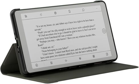 حافظة فوليو من جلد البولي يوريثان لقارئ VIWOODS AiPaper وAiPaper Reader C، غطاء قلاب واقٍ نحيف مع حامل، أخضر Pinemist، 67 جم in Kuwait