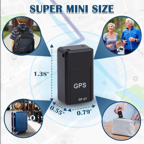 GPS Tracker for Vehicles - Mini Car GPS Tracker Portable Real Time Magnetic GPS Tracking Device,No Subscription Required/No Monthly Fee,Hidden GPS Trackers for Kids,Dogs,Trucks in Kuwait