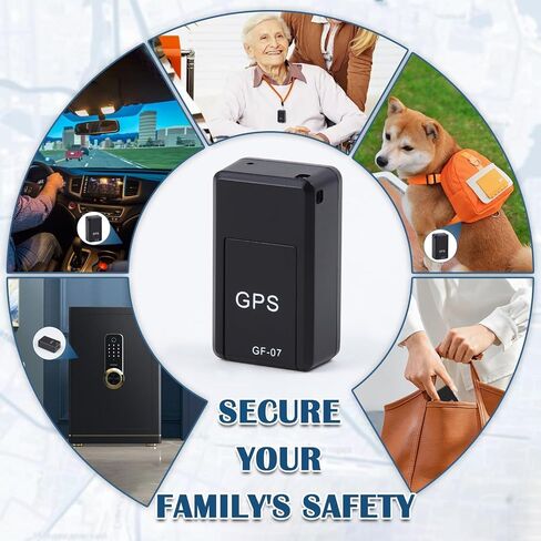GPS Tracker for Vehicles - Mini Car GPS Tracker Portable Real Time Magnetic GPS Tracking Device,No Subscription Required/No Monthly Fee,Hidden GPS Trackers for Kids,Dogs,Trucks in Kuwait