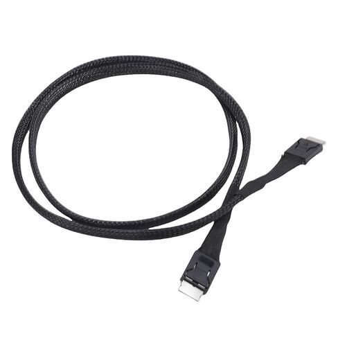 كابل VBESTLIFE SFF-8611 4i إلى SFF-8611 4i، كابل PCIe Gen4 64Gbps SSD نشط للبيانات مع سترة نايلون، لرفوف تخزين الخوادم in Kuwait