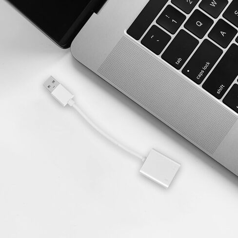 محول بطاقة صوت خارجي USB مع ميكروفون للكمبيوتر الشخصي ومقبس سماعة الرأس، ومحول صوت ستيريو لشاشة الألعاب والكمبيوتر، وواجهة صوت فضية للبث عبر الإنترنت وKtv in Kuwait