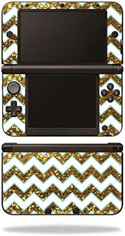 غلاف MightySkins متوافق مع جهاز Nintendo 3DS XL الأصلي (موديلات 2012-2014) غلاف لاصق لامع شيفرون in Kuwait