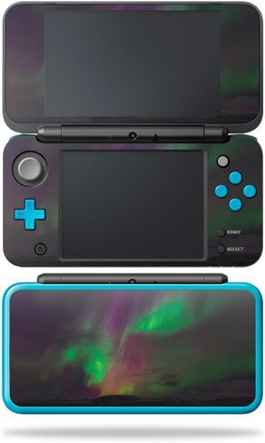 غلاف MightySkins متوافق مع Nintendo New 2DS XL - Aurora Borealis | غطاء ملتف واقٍ ومتين وفريد ​​من نوعه من الفينيل | سهل التطبيق والإزالة وتغيير الأنماط | صنع في الولايات المتحدة الأمريكية in Kuwait