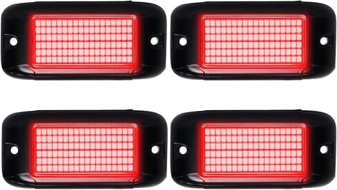 NICOKO 108 LEDS عالية الطاقة لكل جراب 4Pods مصابيح صخرية بيضاء نقية من الطرق الوعرة الفائقة على الطرق الدماغية. in Kuwait