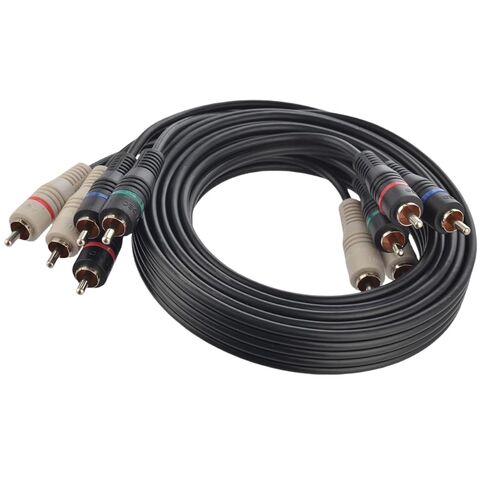 5 RCA Cables 6 feet Component Cable RCA Splitter Audio Video Cable YPbPr RGB AV Cable 1080i Male/Male for DVD STB TV Box HDTV - 1.8m in Saudi Arabia