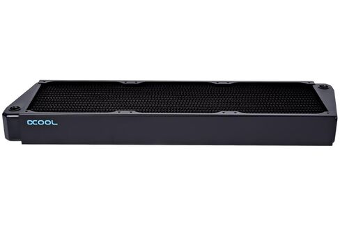 Alphacool NexXxos XT45 Full Copper X-Flow Radiator, 420mm, Triple Fan, Black in Saudi Arabia