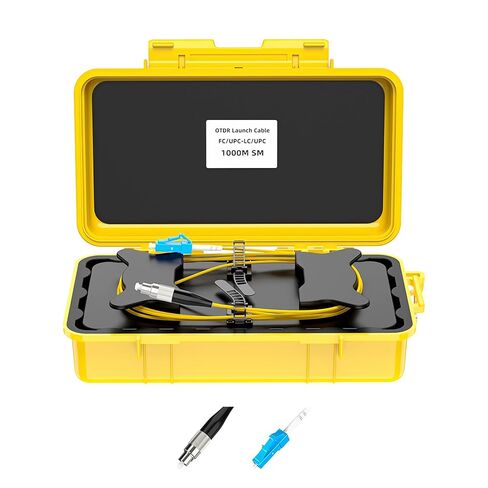 Fiber Optic OTDR Launch Cable Box FTTH Test Tool Dead Zone Eliminator - Single Mode 9/125 (SC/APC-LC/APC, 1000m) in Kuwait
