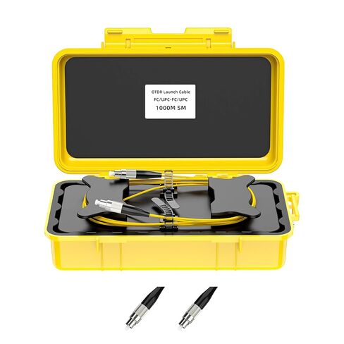 Fiber Optic OTDR Launch Cable Box FTTH Test Tool Dead Zone Eliminator - Single Mode 9/125 (SC/APC-LC/APC, 1000m) in Saudi Arabia