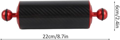 Qiilu Underwater Camera Float Arms Carbon Fiber Floating Arm Diving Photography Extend Accessory for Underwater Shooting Scuba Diving Camera Floats (20.3cm/8in) in Saudi Arabia