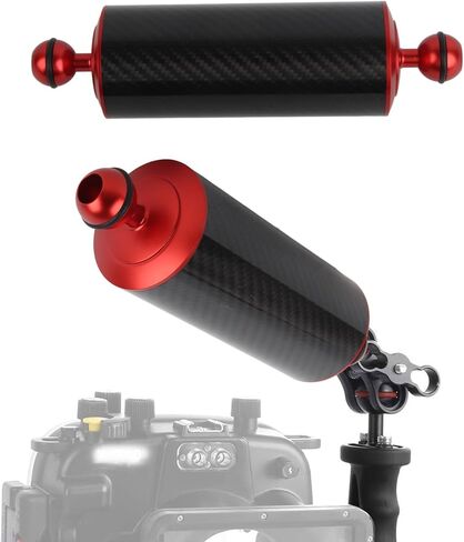 Qiilu Underwater Camera Float Arms Carbon Fiber Floating Arm Diving Photography Extend Accessory for Underwater Shooting Scuba Diving Camera Floats (20.3cm/8in) in Saudi Arabia