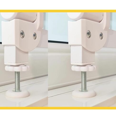 8 Pack Universal Baby Gate Replacement Bolts - Extra Long Wall Mounting Screws and Rods Adapter，White(M8, 8mm) in Kuwait