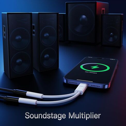 VUM 32 بت/384 كيلو هرتز Hi-Fi DAC، USB-C إلى مقبس سماعة رأس مزدوج 3.5 مم، محول صوت عالي الدقة، ذكر إلى أنثى USBC إلى 2 Aux، مدخل ميكروفون 48 كيلو هرتز مدعوم، 1 في 2 خارج مقسم Y ستيريو عالي الجودة in Kuwait