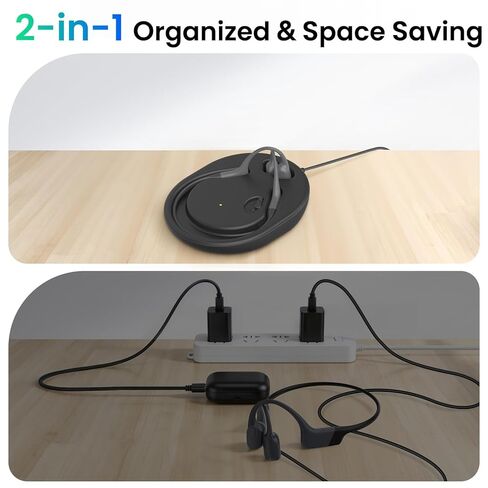 حامل شاحن متوافق مع كابل شحن Shokz، كابل شحن مغناطيسي USB بطول 3.93 قدم، سلك شاحن لاسلكي لسماعات Shokz OpenRun Pro، OpenRun، OpenRun Mini، OpenRun Pro Mini in Kuwait