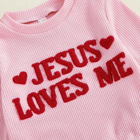 DuAnyozu Little Girl Valentines Day Outfit Fries Before Guys Sweatshirt Long Sleeve Pullover Pants Cute Valentines Clothes in Saudi Arabia