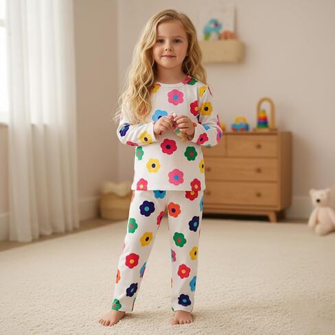 Little Girls Clothing Sets Long Sleeve Fall Fashion Top and Pants Set Girls 2 Piece Outfits 2-7T in Saudi Arabia