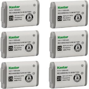 Kastar 1-Pack HHR-P103 استبدال بطارية باناسونيك KX-TG2383BP KXTG2383BP KX-TG2383PK KXTG2383PK KX-TG2383S KXTG2383S KX-TG2720 KXTG2720 KX-TGA230 KXTGA230 KX-TGA230B KXTGA230B KX-TGA230S in Kuwait