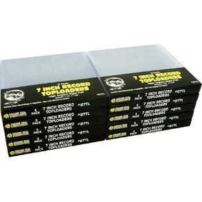 Square Deal Recordings & Supplies (50) 7"" Vinyl Record Topload Holders - High Impact Rigid PVC, One, Clear in Saudi Arabia