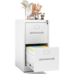 2 أدراج خزانة خزانة الرمادي الرمادي للخزانات لرسالة المجلدات المعلقة/الحجم القانوني/A4/F4 ، خزائن ملفات الدرج المعدنية 2 لمكتب منزلي (تجميع مطلوب) in Kuwait