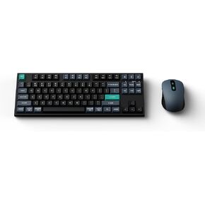 لوحة مفاتيح لاسلكية Keychron B33 ومجموعة ماوس BM25، 2.4 جيجا هرتز/بلوتوث 5.2/سلكي، 80% TKL صامتة محمولة، لوحة مفاتيح مريحة قابلة للتعديل، ماوس DPI قابل للتعديل، جهاز استقبال موحد لنظام التشغيل macOS Windows Linux in Kuwait