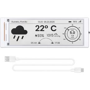 ELECROW ESP32 E-Ink Display 2.13 Inch E-Paper HMI Display Black/White Color in Saudi Arabia