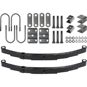 ورقة مقطورة الربيع 5 أوراق مزدوجة العين 3000 رطل من أجل التعليق المحور 6000 رطل ، شماعات و U-Bolt Kit 25-1/4 ". in Kuwait
