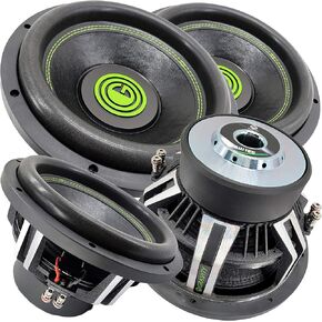 Gravity Car Vehicle Subwoofer Audio Speaker - 12 Inch Competition Grade Pressed Paper Cone, 2 Ohm DVC, Advanced Air Flow, 6000W Power for Stereo Sound System Warzone GW12D2 (2 Subwoofers) in Kuwait