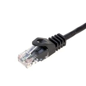 كابل Cat5/Cat5e Patch Cord Network RJ45 ETHERNET (30FT، أسود) in Kuwait