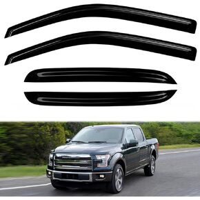 واقيات النوافذ واقيات المطر لطاقم الكابينة 2001-2006 تشيفي سيلفرادو جي إم سي سييرا 1500HD 2500HD 3500 يوكون XL 1500 2500 شريط تنفيس الشمس على اللون الأخضر الداكن in Kuwait