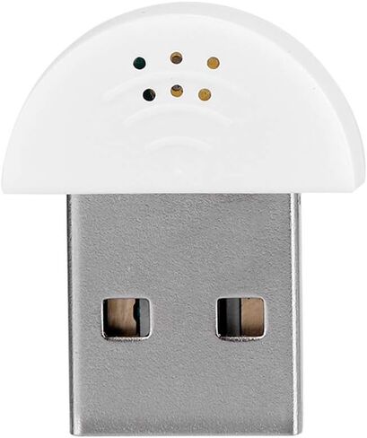 ميكروفون USB صغير، محول USB صغير محمول لتسجيل الصوت وميكروفون للكمبيوتر الشخصي (أبيض) in Saudi Arabia