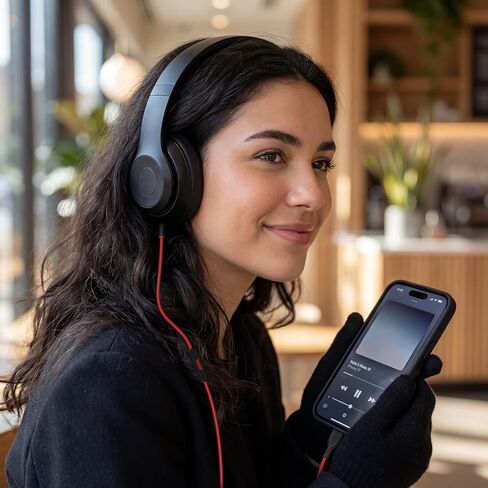 كابل صوت USB C Solo 4، سلك صوت بديل Solo 3 مع تحكم ميكروفون مدمج متوافق مع سماعات Beats Studio Solo Pro Detox Mixr Executive Pill لأجهزة iPhone 17/16 USB-C (أسود وأحمر) in Kuwait