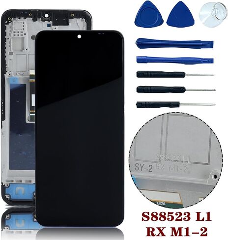شاشة LCD تعمل باللمس محول الأرقام مع مجموعة الإطار لاستبدال T-Mobile Revvl 7 5G REVVL7 TMR075G 6.6" in Kuwait