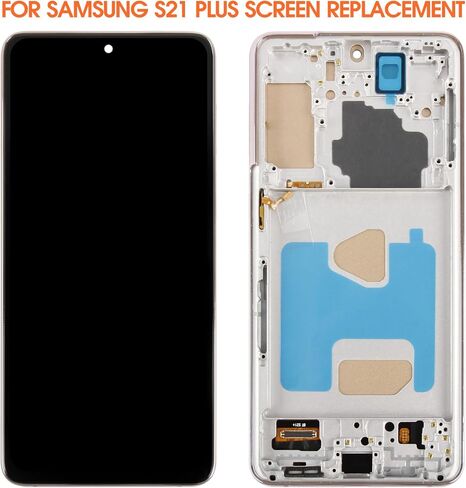 INCELL لهاتف Samsung Galaxy S21 Plus شاشة بديلة S21 Plus شاشة LCD G996W G996U LCD محول الأرقام شاشة تعمل باللمس ذهبي مع إطار in Kuwait
