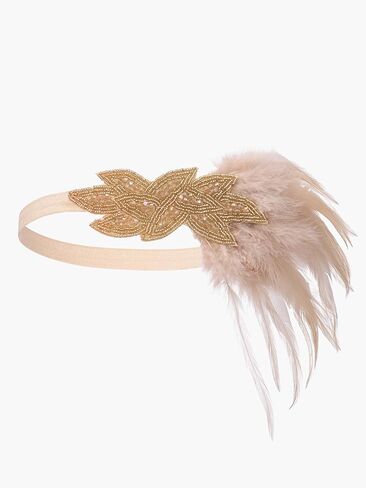 SWEETV 1920s Great Gatsby Accessories Set for Women, Flapper Headband Headpiece Roaring 20s Costume Accessories Set in Saudi Arabia