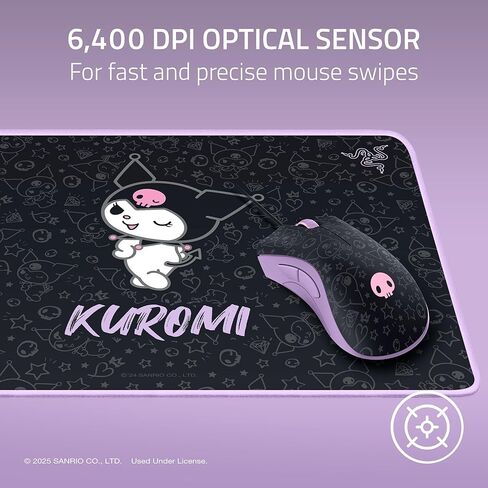 حزمة ماوس الألعاب Razer DeathAdder Essential وGoliathus Soft Gaming Mouse: إصدار Kuromi in Kuwait