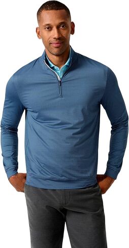 johnnie-O Jamie Jacquard Stretch 1/4-Zip Pullover in Saudi Arabia