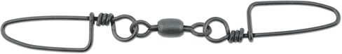 AFW Brass Dual Coastlock Snap Fishing Swivels - Big Game Fishing Essentials with High Strength Wire Snaps & Smooth Crane Swivel for Fluid Motion - Perfect Fishing Swivels & Snaps Combo in Kuwait