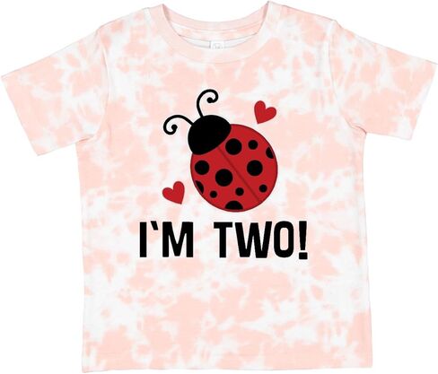 تي شيرت Inktastic Ladybug لعيد الميلاد الثاني لطيف للأطفال بعمر عامين in Saudi Arabia