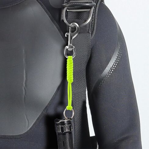 Scuba Diving Lanyard Snap Hook Clip Multifunctional Portable with Quick Release Buckle for Underwater Photography Dive Lights in Saudi Arabia