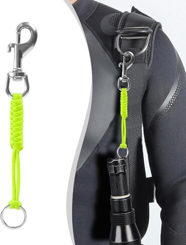 Scuba Diving Lanyard Quick Release Buckle Rope Snap Hook Clip for Underwater Sports Freediving BCD Cameras Torch in Saudi Arabia