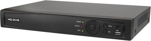 HDVD-HD-M08 Support 8CH HD-TVI/Analog Camera Hybrid, Full Channel 1080P@ 15fps or 720P@ 30fps Recording DVRs.(1TB Installed) in Kuwait