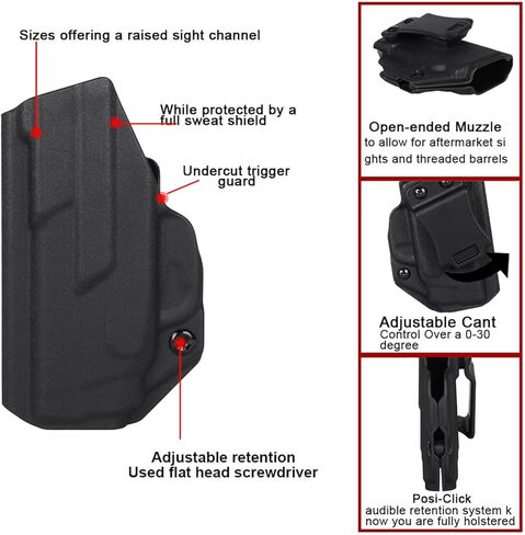 S&W M&P Bodyguard .380 IWB Holster Right Hand Fits Smith & Wesson M&P Bodyguard .380 / Bodyguard .380 with Integrated Red Laser Pistol Holster & Universal .380 Single Stack Mag Carrier in Saudi Arabia