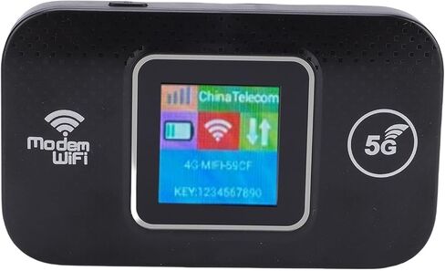 Diyeeni Mobile Hotspot, 4G LTE USB Modem 300Mbps Unlocked 5G High Speed Hotspot with SIM Card Slot Supports 12 Devices, Portable Router for Travel, Business Trip, Work in Saudi Arabia
