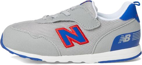 New Balance Kid's 515 V1 New-B Hook & Loop Sneaker, Raincloud/Team Royal, 4 W Infant in Saudi Arabia