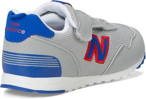 New Balance Kid's 515 V1 New-B Hook & Loop Sneaker, Raincloud/Team Royal, 4 W Infant in Saudi Arabia