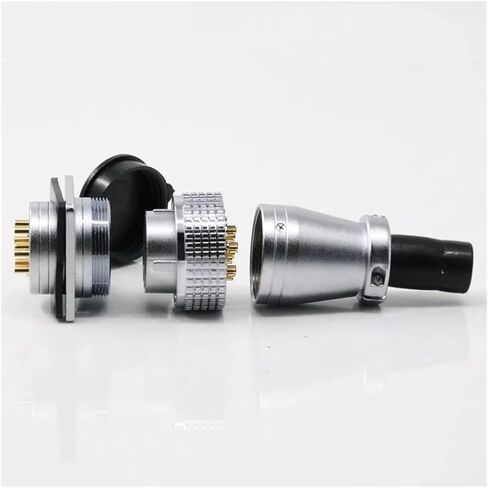 PLS28 Aviation Connector Male Female Butt Joint P28-2/3/4/5/7/8/10/12/16/17/20/24/26 Pin 28mm Plug Socket(16P Male Female) in Saudi Arabia