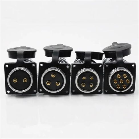 PLS28 Aviation Connector Male Female Butt Joint P28-2/3/4/5/7/8/10/12/16/17/20/24/26 Pin 28mm Plug Socket(16P Male Female) in Saudi Arabia